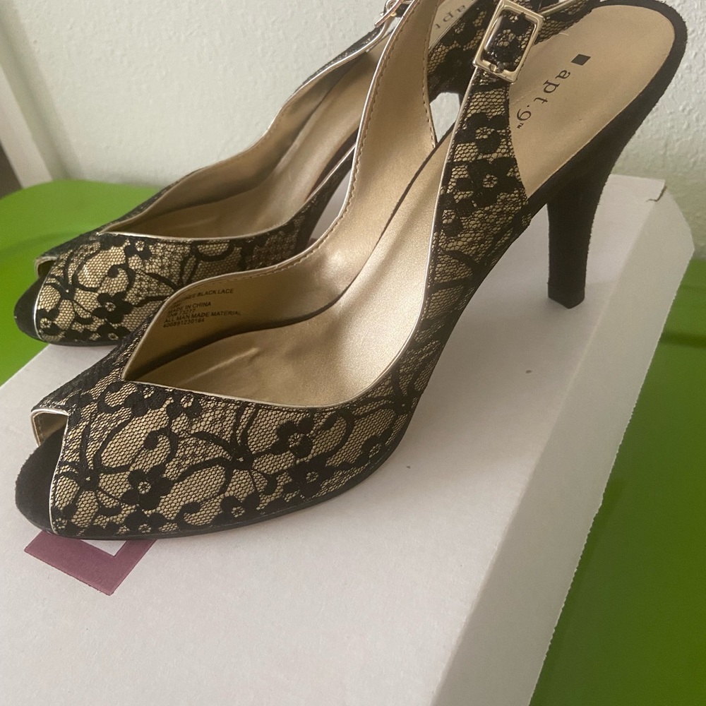 BNNW Apt 9 open toe sling back